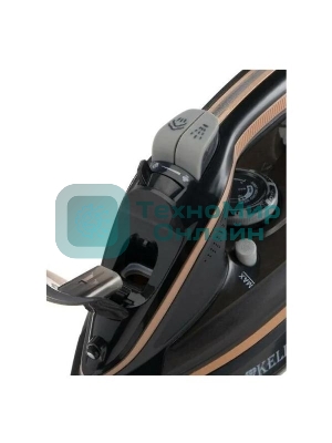 Утюг Kelli KL-1645 черный/коричневый