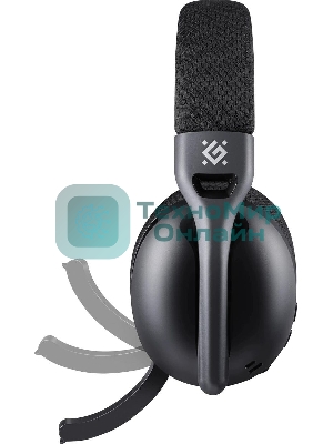 Гарнитура Defender Triple чёрный, беспроводная + проводная, Bluetooth, USB / USB-C, до 48 ч