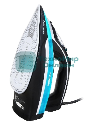 Утюг Hyundai H-SI01336 2800 Вт черный/голубой