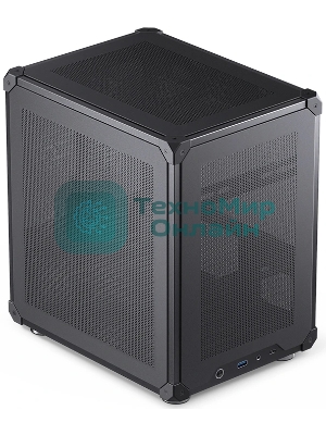 Компьютерный корпус JONSBO C6 Black MATX без БП, mini-ITX, micro-ATX, черный
