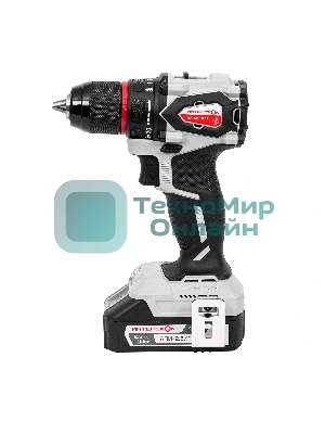 Дрель-шуруповерт Интерскол ДА-13/18В 55 без аккум. и ЗУ 600Вт аккум. патрон:быстрозажимной (952.0.0.70)