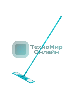 Швабра Home Palisad 120 см с пластик. складной подошвой, насадка из микрофиб, рукоятка телескоп.