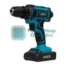 Дрель-шуруповерт Oasis ASB-18S Eco, 18 В, 2 Ач, 40 Нм, щеточный