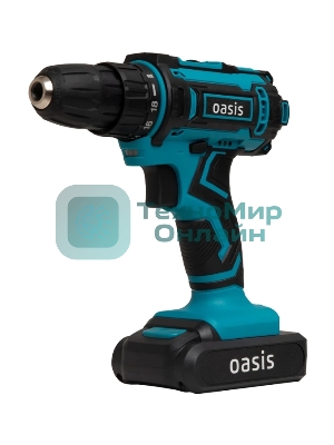 Дрель-шуруповерт Oasis ASB-18S Eco, 18 В, 2 Ач, 40 Нм, щеточный