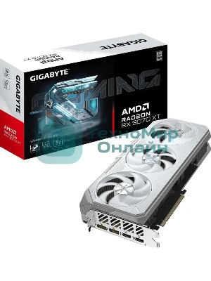 Видеокарта Gigabyte PCI-E 5.0 GV-R907XGAMINGOCICE-16GD AMD Radeon RX 9070XT 16Gb 256bit GDDR6 2520/20000 HDMIx2 DPx2 HDCP Ret
