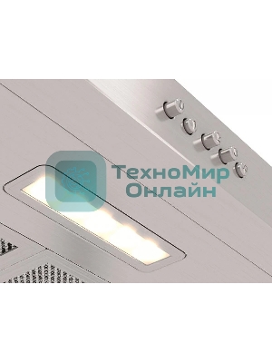 Вытяжка подвесная Elikor ECO XS 60 серебристая, 59.5 см, 400 куб. м/ч, 55 дБ