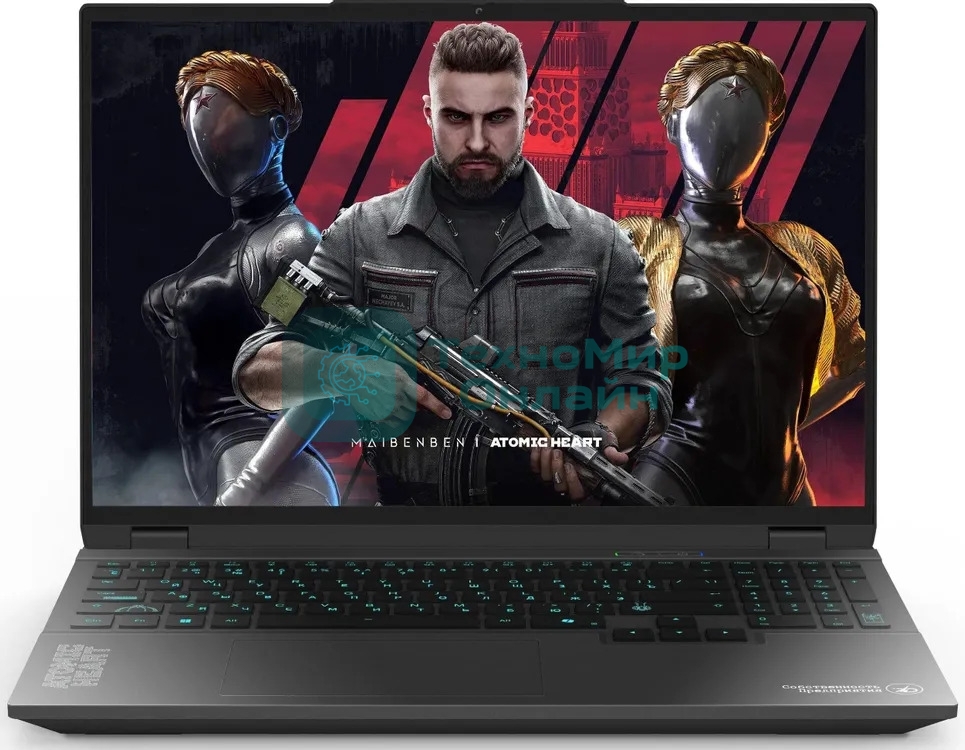 Ноутбук Maibenben X16B-R98956 Ryzen 9 8940HX 16Gb SSD1Tb NVIDIA GeForce RTX 5060 8Gb 16