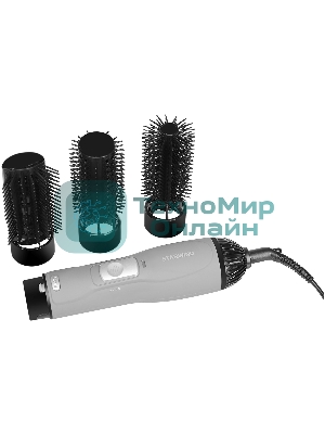Фен-щетка Starwind SHB 6050 серый/черный, 800 Вт, 43 мм