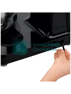 Кухонный комбайн Bosch MUMS2EB01, 700 Вт, 4 скорости, металл чаша 3,8 л, черный