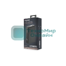 Портативный аккумулятор OLMIO QX-20, 20000mAh, 22.5W, QuickCharge3.0/PowerDelivery, LCD, графитовый