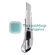 Универсальный нож Deli DL4255 18мм Лезвие SK2. Алюминиевый корпус. Общая длина: 155 мм.