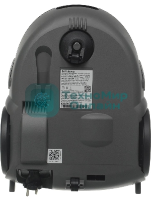 Пылесос Samsung VCC5241S3K/XEV черный/серый, 410/1800 Вт, уборка сухая, пылесборник мешок 2.4 л