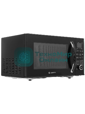 Микроволновая печь BRAYER BR2503 черный, 23 л, 900 Вт, переключатели - кнопки, поворотный механизм