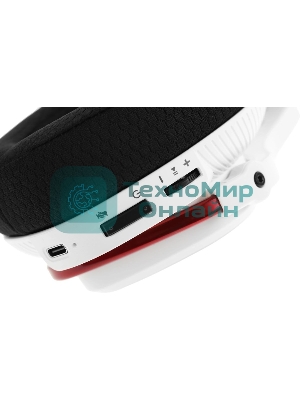 Гарнитура Bloody MR720 Naraka белый, беспроводная + проводная, радиоканал/Bluetooth/mini jack 3.5 мм, до 44 ч, подсветка