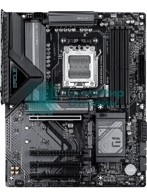 Материнская плата Gigabyte B840 EAGLE WIFI6E, AM5, AMD B840, 4xDDR5, 4xSATA, 3xM.2, 1xPCIe 4.0 x16, 3xPCIe 3.0 x16, 1xHDMI, 1xDP, 1x2.5Gb LAN, Wi-Fi 6E, Bluetooth 5.3, 1xUSB-C 10Gbps, 1xUSB-A 10Gbps, 2xUSB-A 5Gbps, 4xUSB-A 2.0, 3x3.5 мм, 7.1, ATX