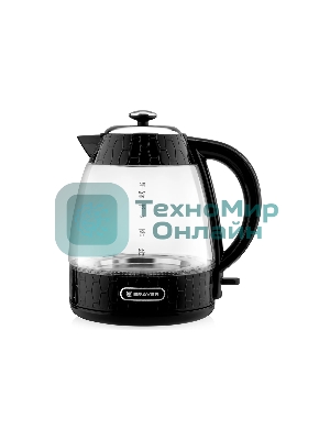 Чайник электрический BRAYER BR1047 STRIX, 2200 Вт, 1,7 л