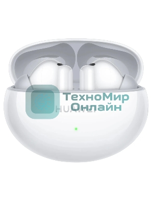 Наушники TWS Huawei FreeBuds 6i (Orca-T100) белый, внутриканальные, Bluetooth, активное шумоподавление, 8 ч