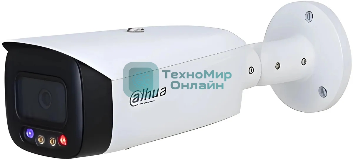 Камера видеонаблюдения IP Dahua DH-IPC-HFW3449T1P-AS-PV-0360B-S5 3.6-3.6мм цв. корп.:белый/черный