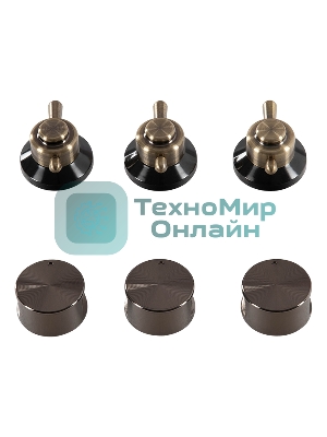 Варочная поверхность HIBERG VM 4535 B, черный