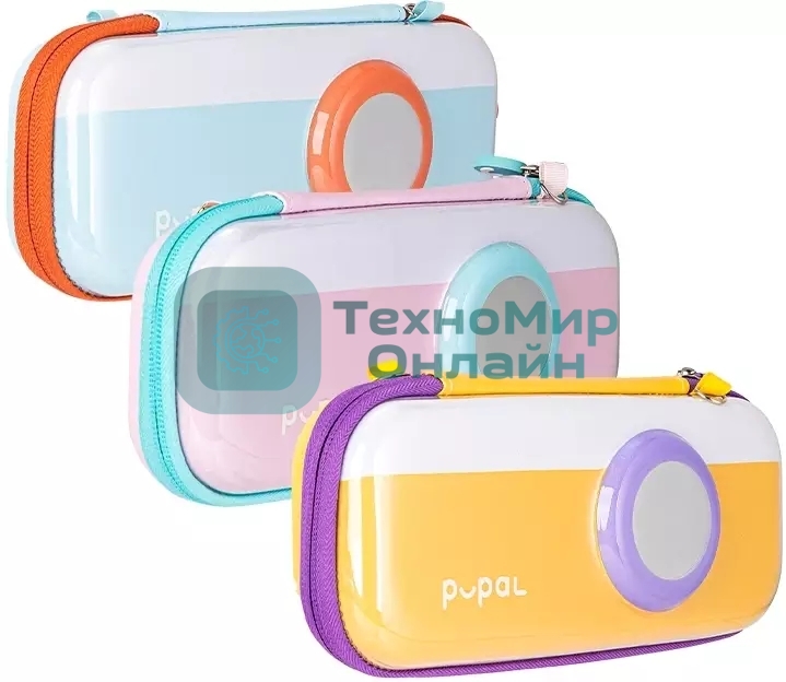 Пенал Deli BC288A Pupal, ассорти 1 отделение, 230x110x55мм EVA