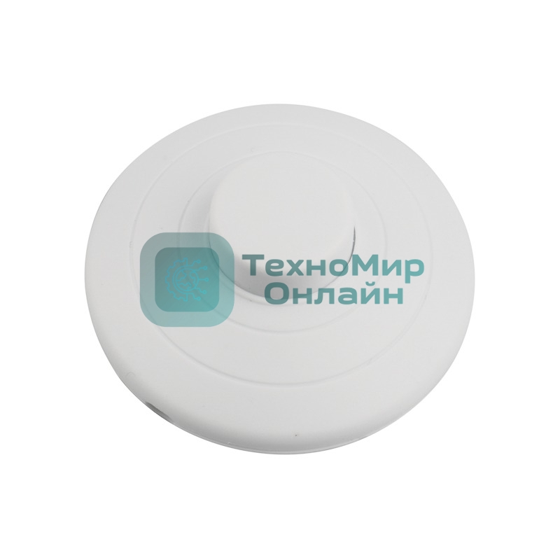 Выключатель кнопочный Rexant 250V 2А ON-OFF белый (напольный - для лампы)