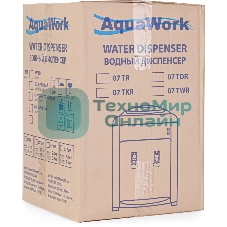 Кулер для воды Aqua Work 0.7-TDR, верхняя загрузка, нагрев 95 °С, охлаждение 12 °С, бело-черный