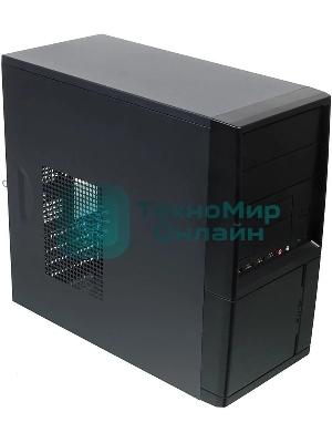 Компьютерный корпус LinkWorld 727-21 черный без БП mATX 4xUSB 2.0 audio