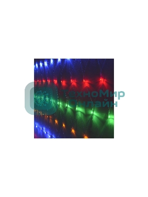 Гирлянда светод. Funray Cетка ML-320M, 3x2м, 320 LED, мульти (4цв.), IP20, прозрачный шнур 2м,конт