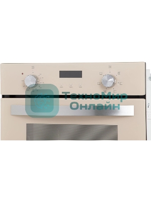 Шкаф духовой электрический Maunfeld EOEM516BG, 45 см, 51 л, бежевый, встраиваемый