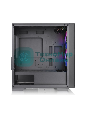 Компьютерный корпус Thermaltake Divider 170 TG ARGb/Black CA-1S4-00S1WN-00/Win/SPCC/Tempered Glass*1/120мм ARGb PWM Fan*2