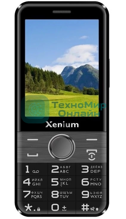 Мобильный телефон Xenium X800 черный моноблок 2Sim 2.8
