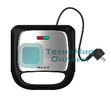 Сэндвичница MAXVI SM751S silver-black