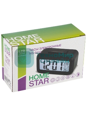 Часы электронные Homestar HS-0110 черный 104305