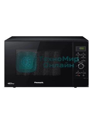 Микроволновая печь Panasonic NN-GD37HBZPE черный 23 л, 1000 Вт, переключатели - сенсор, поворотный механизм