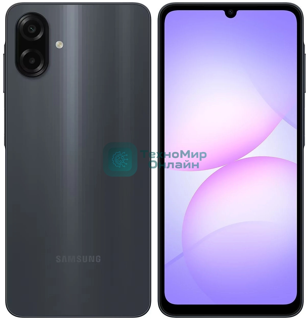 Смартфон Samsung Galaxy A07 4/128Gb, черный