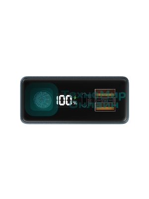 Портативный аккумулятор OLMIO QX-20, 20000mAh, 22.5W, QuickCharge3.0/PowerDelivery, LCD, графитовый