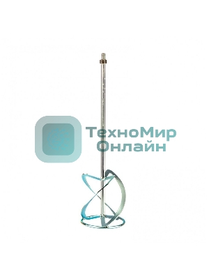 Насадка для миксера Сибртех, для тяжелых растворов,160 х 590 мм, оцинкованная,хвостовик резьба М14