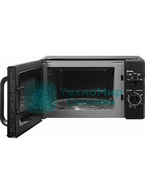 Микроволновая печь home HMM207DB черный, 20 л, 700 Вт, переключатели - поворотный механизм
