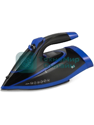 Утюг BQ SIC1003 черный/синий, 3000 Вт, 45 г/мин, 200 г/мин, 320 мл