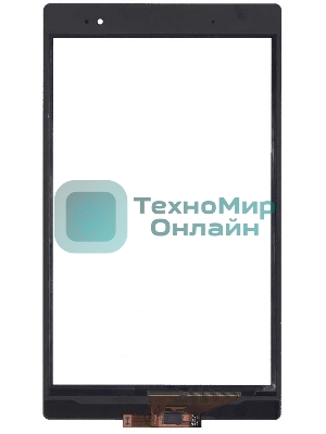 Сенсорное стекло (тачскрин) для Sony Xperia Tablet Z3 Compact, черное