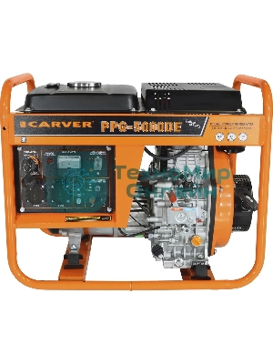Электрогенератор бензиновый Carver PPG-5000DE, 3.6 кВт, 101 дБ, 75 кг