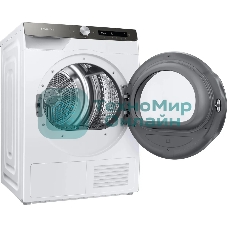 Сушильная машина Samsung DV90T5240AT/LP белый, 9 кг, сушка - тепловой насос, программ - 14, 60 x 85 x 65 см