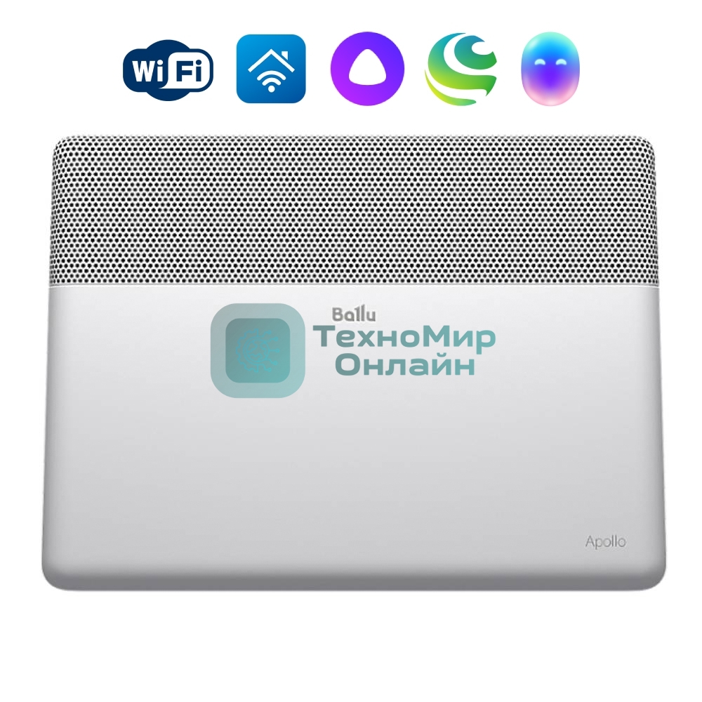 Модуль отопительный электрического конвектора Ballu Apollo Transformer BEC/AT-1500 белый, 1500 Вт, 20 м2, (для работы конвектора требуется блок управления)