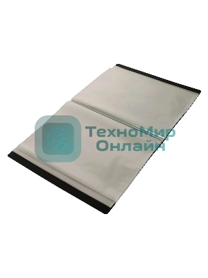 Папка с 80 прозрачными вкладками Бюрократ DeLuxe DLVBOX80BBERRY A4, пластик, 0.7мм, черничный в коробе