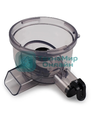 Соковыжималка Hyundai HY-JS2323 чёрный, шнековая вертикальная, 120 Вт, 400 мл, электронное, реверс