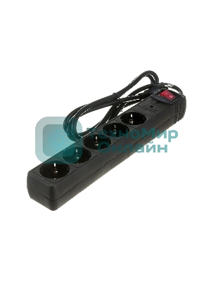 Сетевой фильтр Energenie Сетевой фильтр SPG5-C-5 1.5m 16А черный 
