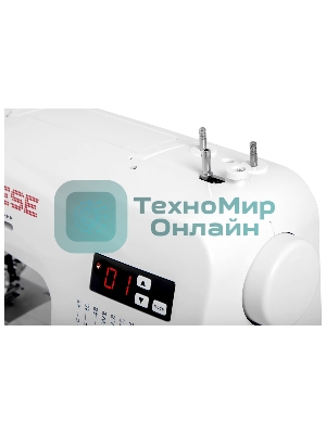 Швейная машина Comfort 2545, 60 операций, петля п/автомат, верт.челнок, нитевдеватель, электрон.дисплей, рег. скорости