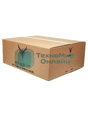 Кресло игровое Knight TITAN черный ромбик эко.кожа с подголов. крестовина металл