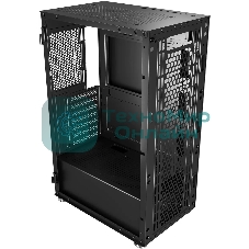 Компьютерный корпус Bloody BD-CC114 черный без БП ATX 8x120мм 1xUSB 2.0 1xUSB 3.0 audio bott PSU