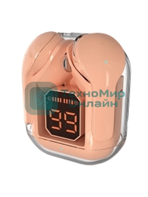 Беспроводные наушники MORE CHOICE (4620202552655) BW07 розовый